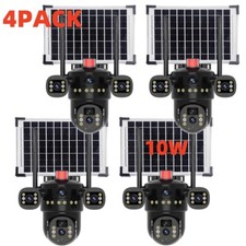 Solar Battery Powered Wireless WiFi Outdoor Home Security Camera System Pan/Tilt