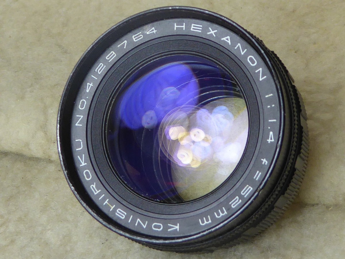 コニカ KONISHIROKU HEXANON 52mm F1.4 ☆希少レンズ☆ #s416