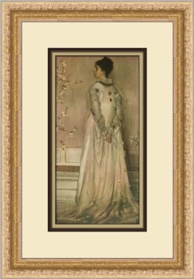 James Abbott Whistler Mrs. Frederick R. Leyland Custom Framed Print