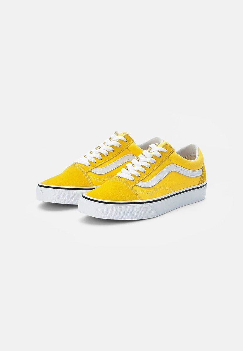 VANS GS OLD SKOOL Boys Aspen Gold True White uk size 4