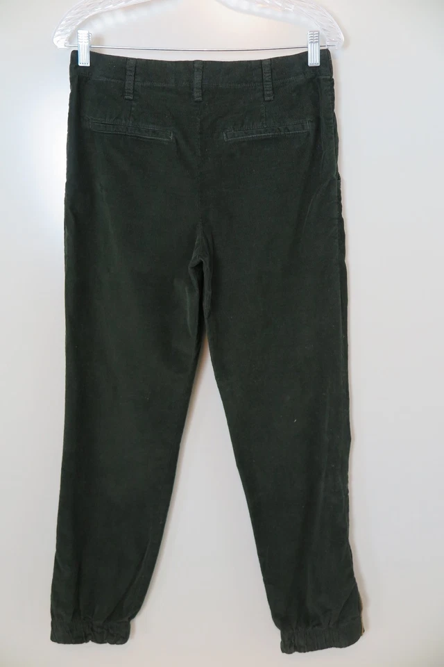 NWT Theyskens' Theory Bark Green "Pourant" Corduroy Pants Size 26 MSRP $345 - Image 2 of 4
