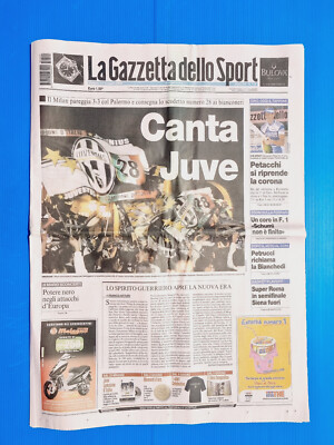 Gazzetta Dello Sport 21 Mai 1995 - Veille De Scudetto Juventus - Roberto Baggio - Original