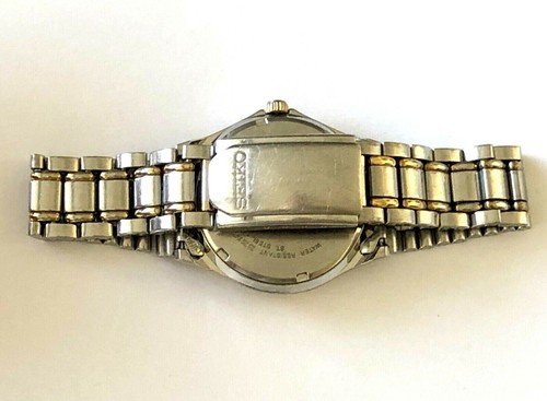 Vintage Men's Watch Seiko 7N43 6A09 Quartz Day Date St Steel Runs - Picture 10 of 10