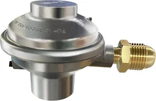 1LB Propane Regulator Valve with One Pound Disposal Bottle Connection and 3/8"