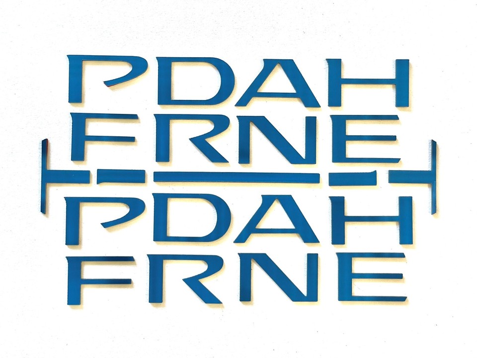 Pathfinder Lettering DKM | BLUE BOTH LOWER DOORS LETTERS COMPATIBLE W/ PATHFINDER 2022-UP ...