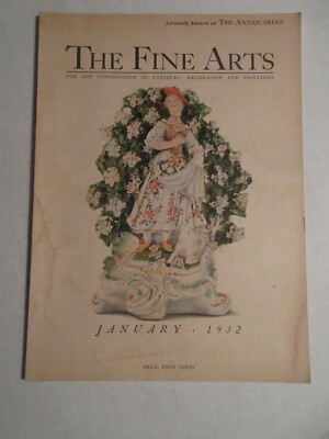The Fine Arts magazine January 1932 English spoons, Needlepoint, Circus Art