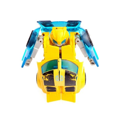 #ad #ad Transformers Yellow Car Completely Transforms Into A Bot 6 Standing USA Seller $15.99