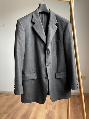 Brooks Brothers Madison Saxxon Flannel Wool Sport Coat Size UK/US 41/ EUR 52