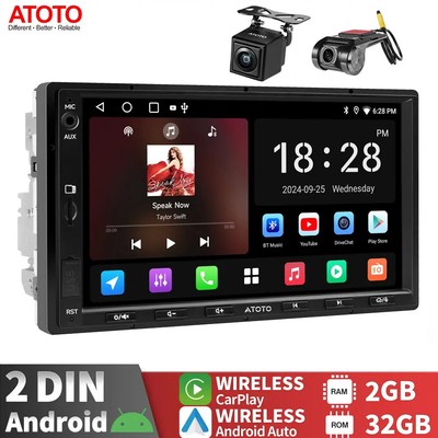 ATOTO A5L 7'' Android Autoradio Navi ChatGPT-AI DVR On-Dash Kamera Rückfahrkamera