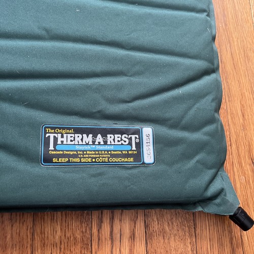 thermarest self inflating sleeping pad