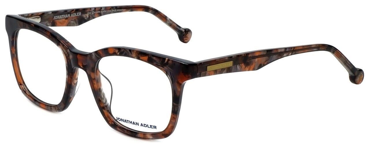 Jonathan Adler Designer Multi-Focus Blue Light Glasses JA312-Brown Brown 49mm