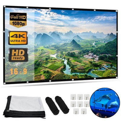 120'' Beamer Leinwand Projektionswand Faltbare Projector Screen Präsentationswand