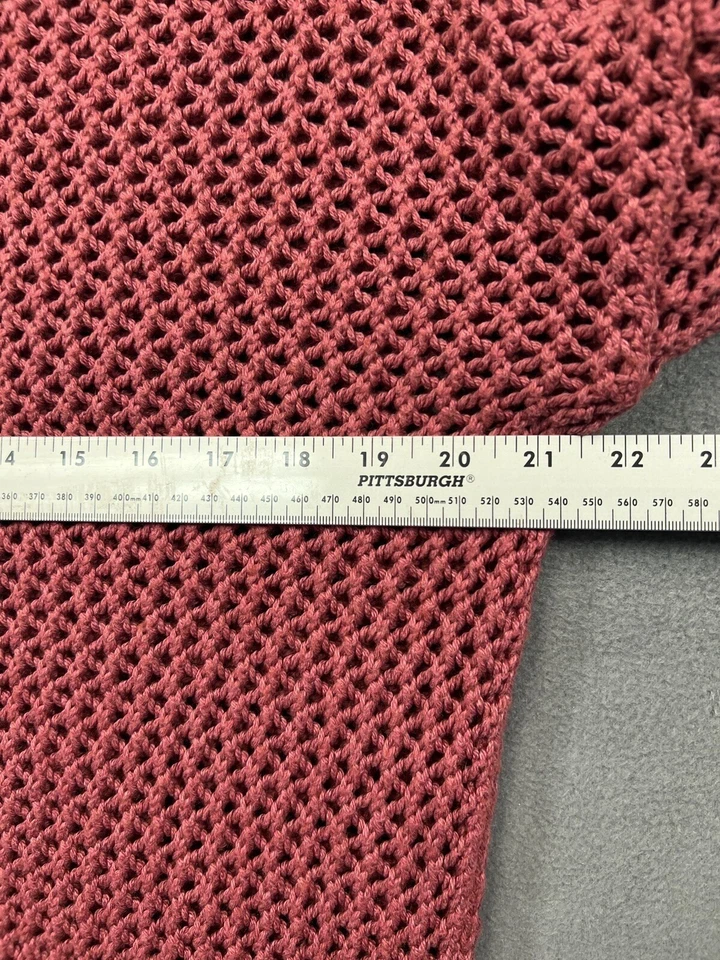 American Eagle женщин свитер маленький розовый открытый кабель трикотажа длинным рукавом Топ женщины - Изображение 4 из 4