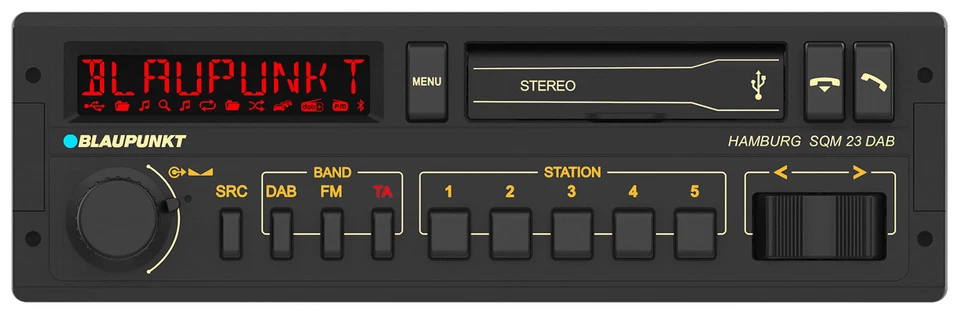 Blaupunkt Hamburg SQM 23 DAB MP3-Autoradio Bluetooth DAB USB iPod - Bild 3 von 4