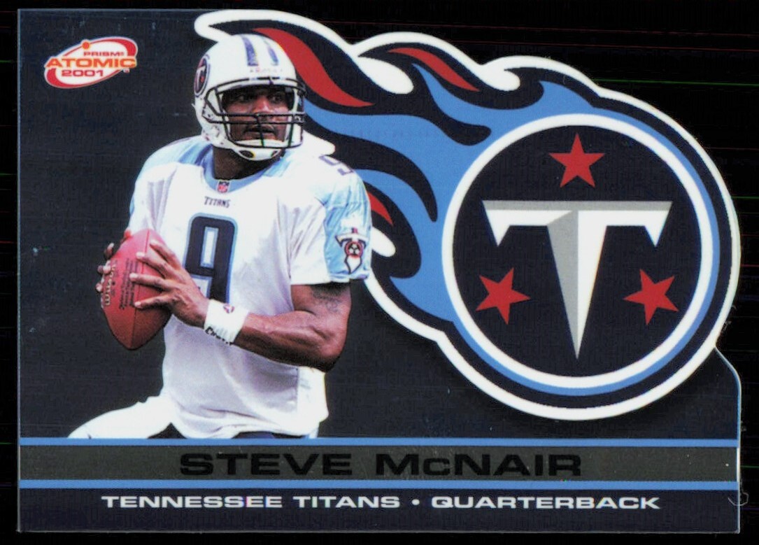 2001 Pacific Prism Atomic Steve McNair Tennessee Titans #144