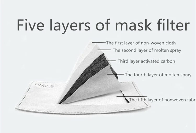 Rudolph Christmas face mask!  Smiley Red nosed adjustable mask with filter - Image 3 of 4