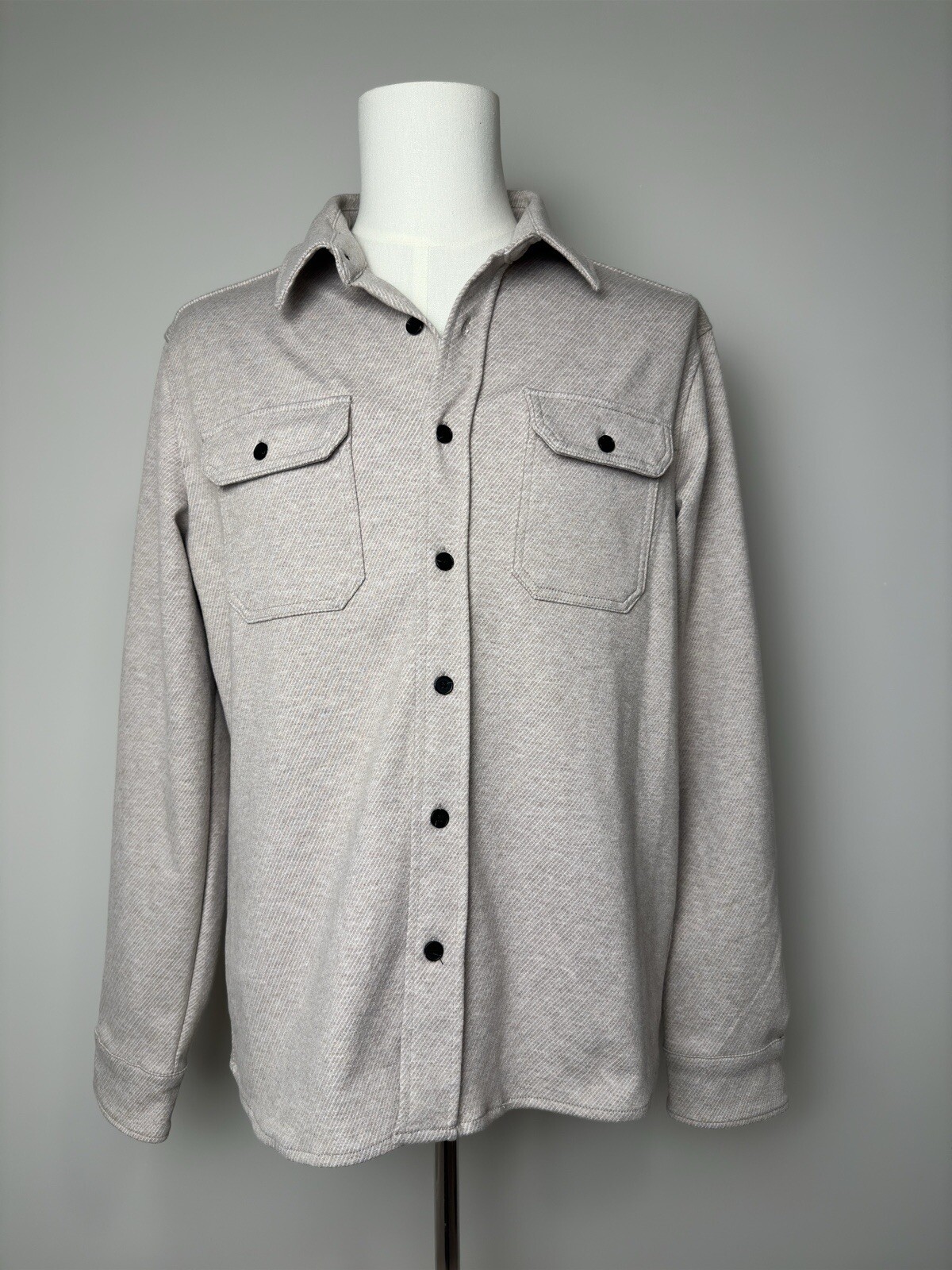 Men’s Medium Blank NYC Button Down Collared Sweat… - image 1