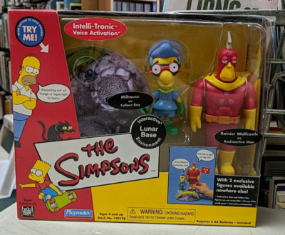 The Simpsons Lunar Base Interactive Environment New 2001 Playmates