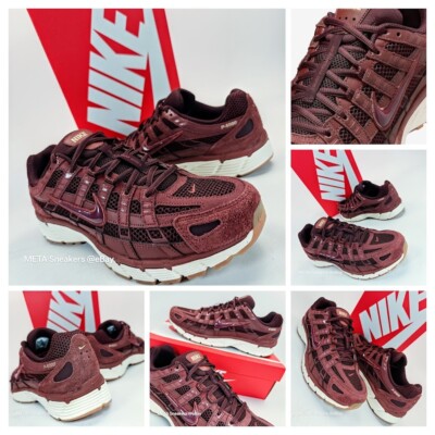Nike US 11 Men's -Brown Ivory Burgundy Gum Retro Run -P-6000 SE -HF0015 200- NIB