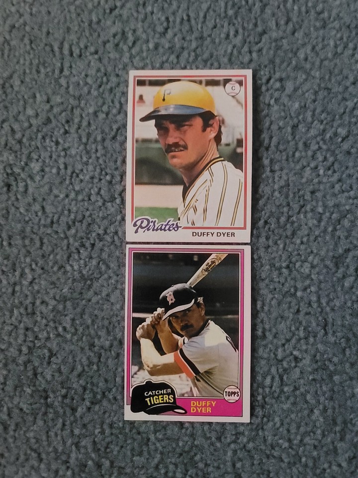 Duffy Dyer Baseball Card Mixed Lot of approx 2 Cards eBay