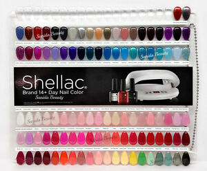 Shellac Nail Tip Colour Chart