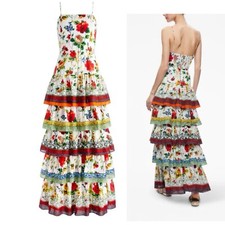 Alice + Olivia Tiered Floral Dress Sz 0/XS  $795