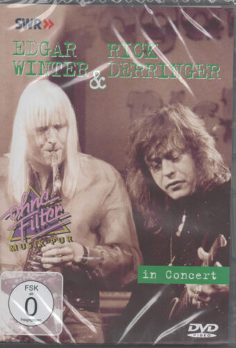 Edgar Winter & Rick Derringer In Concert SWR DVD NEU Ohne Filter Musik Pur - Afbeelding 1 van 2