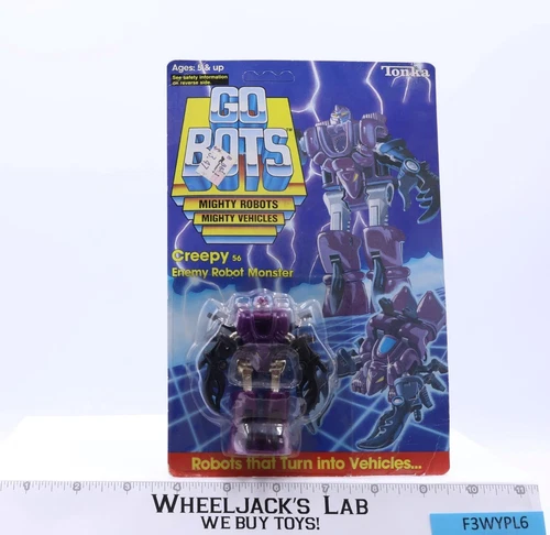 Creepy Enemy Robot Monster Gobots 1985 Tonka Action Figure NEW MOSC SEALED