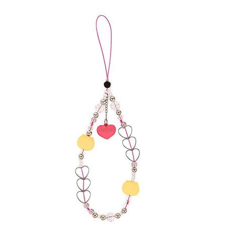 Kakao Friends Biz Strap Heart & Pearl Pink Choonsik Bag Phone Charm Accessory - 第 15/15 張圖片