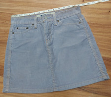 Gap Jeans "Rustler" Stretch Mini Skirt Corduroy Light Lavender Sz 1