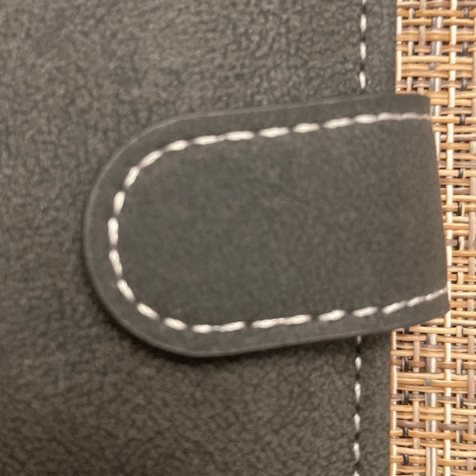 Asuwish 黑色人造麂皮绒钱包式手机壳三星 Note 10 磁性闭合 — 第 3/4 张图片