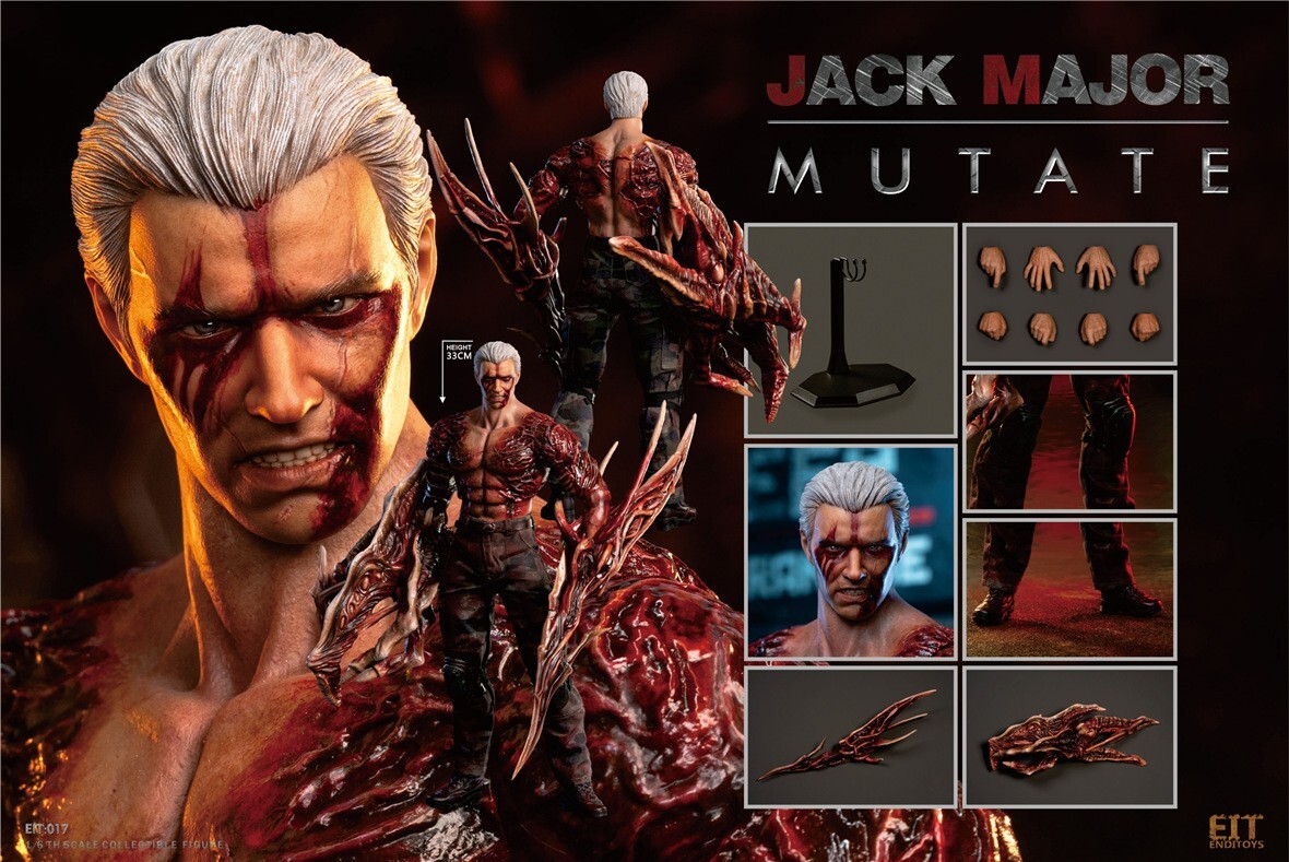 END I TOYS 1/6 JACK MAJOR アクションフィギュア Pre-order END I TOYS EIT017 1/6 Major Jack Krauser
