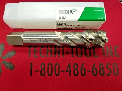 WIDIA 84697B 1-8 H4 4FL EMSS Spiral Flute Tap 2732596