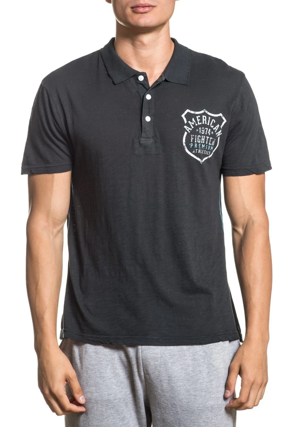 Мужская рубашка поло AMERICAN FIGHTER BALTIMORE Black Athletic Biker MMA S-3XL 3590₽