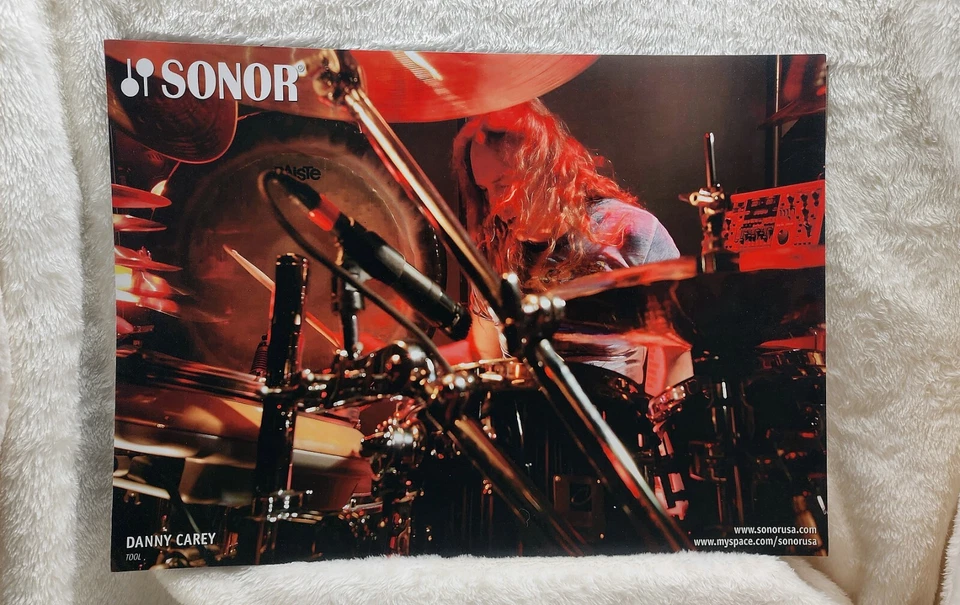 TOOL Danny Carey Sonor Drums Promo Poster