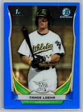 Bowman Draft #CDP108 Trace Loehr blue Chrome Refractors /399