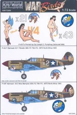 Kits World Decals 1/72 CURTISS P-40F WARHAWK 79th FG North Africa Part 1
