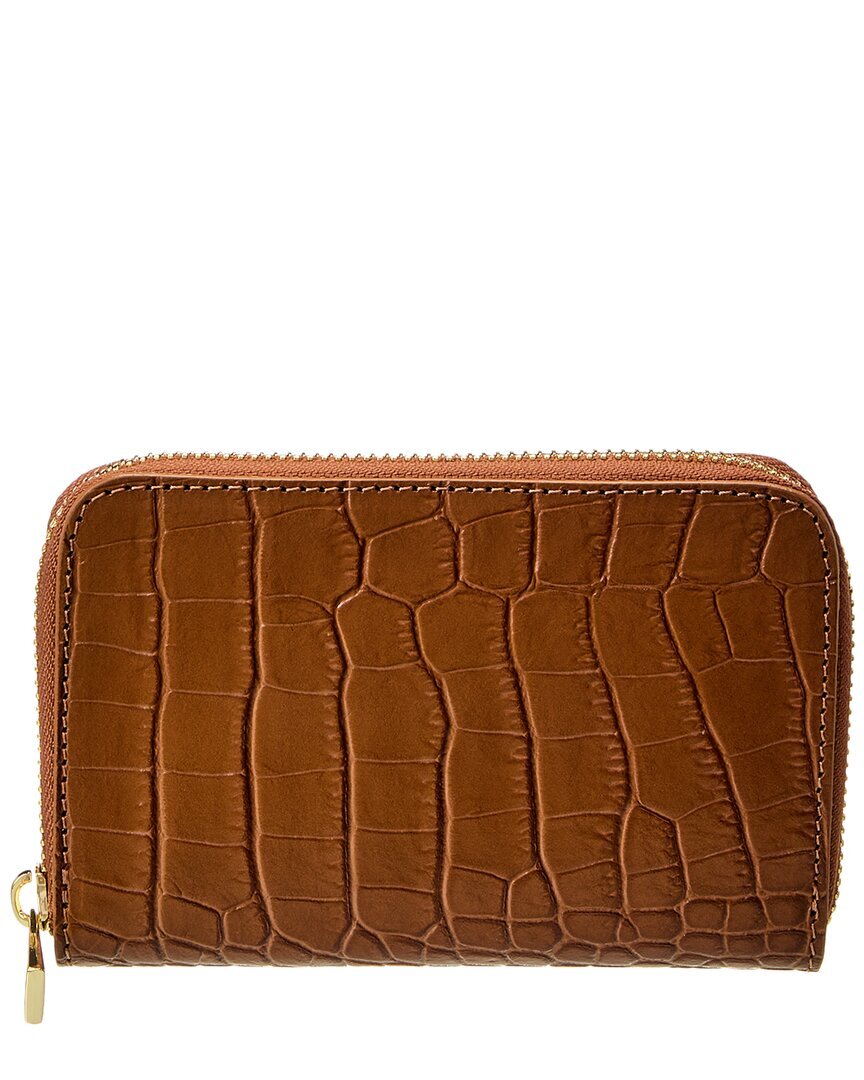 Кожаный кошелек Persaman New York #1134 Женский коричневый Os