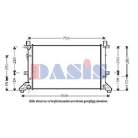 WasserküHler Mechanisch GefüGt FüR VW LT 28-46 II Kasten 2DX0AE