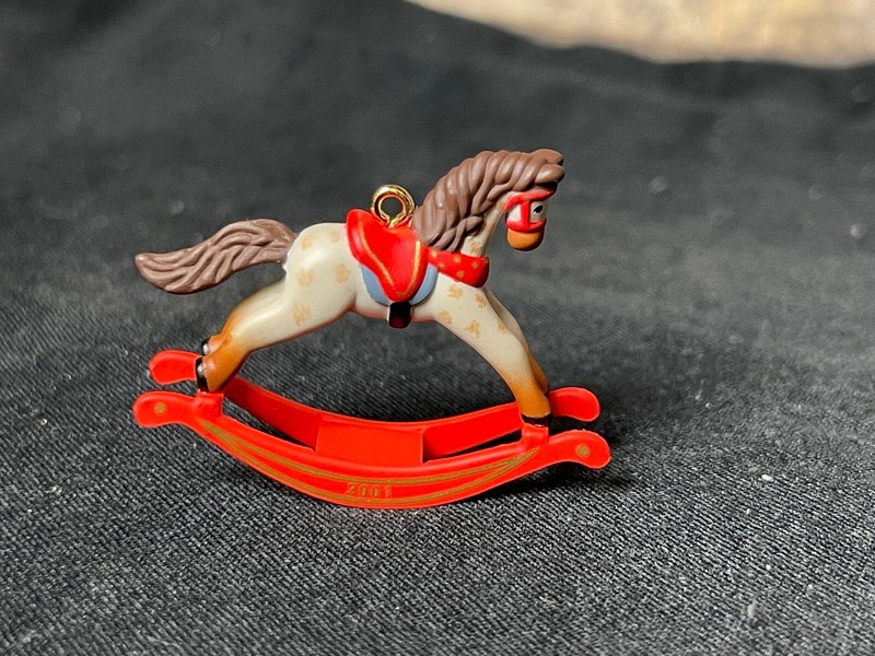 Hallmark 2001  - Rocking Horse - Miniature