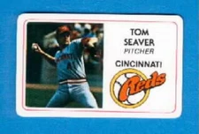 1981 Perma Graphics card TOM SEAVER Cincinnati Reds