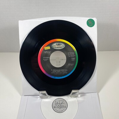 T. Graham Brown   I Wish I Could Hurt That Way Again Capitol Records   B-5571