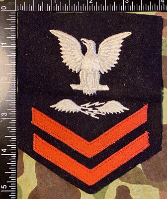 WWII undated Navy Rate Aviation Radioman 2nd Class Petty Officer Patch ...
