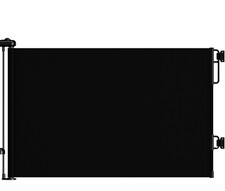 Cumbor Baby/Pet Gate - Retractable - 33" Tall Extends to 55" Wide - Black