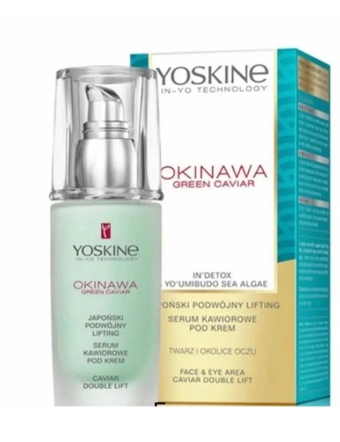 Yoskine ,Okinava Green Caviar - Luksusowe SERUM do twarzy i pod oczy 30ml - Picture 3 of 6