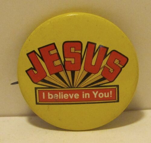 Bouton épinglé Jesus I Believe in You 1,4 pouces - Photo 1 sur 2