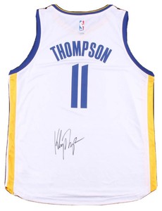 klay thompson signed jersey