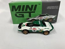 Mini GT 1/64 Lancia Stratos HF Sanremo Rally 1975 Winner New From Japan