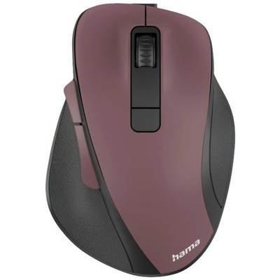 Hama MW-500 Recharge  Ergonomische Maus Funk   Optisch Bordeaux 6 Tasten 1600...