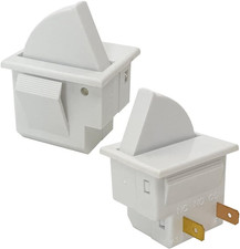 2Pcs Refrigerator Door Light Switch 2 Feet Compatible for GE Whirlpool, Maytag,